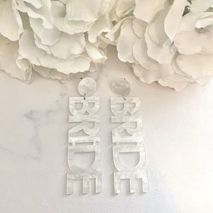 Bride earrings